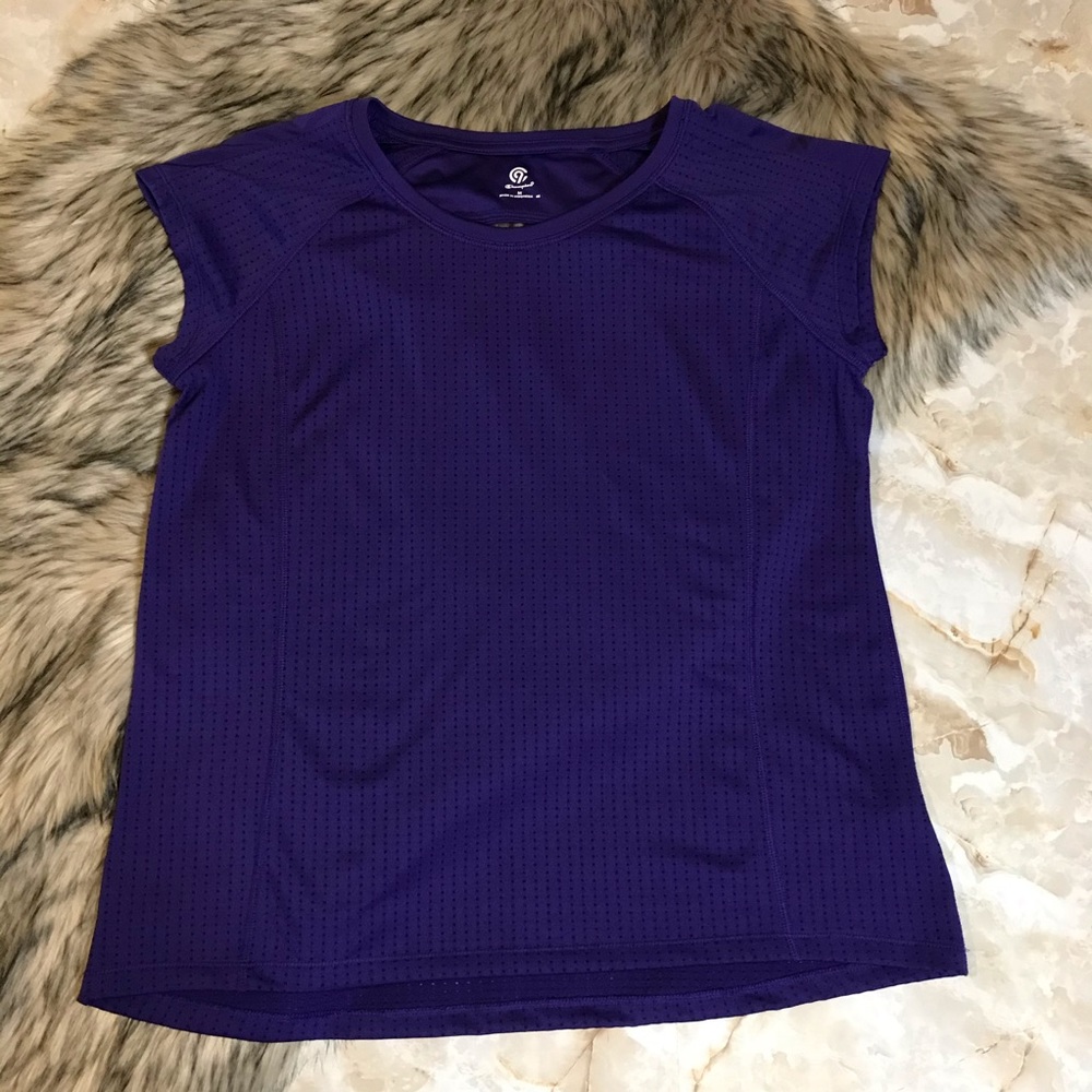 CHAMPION | Purple Activewear Top Size Medium
